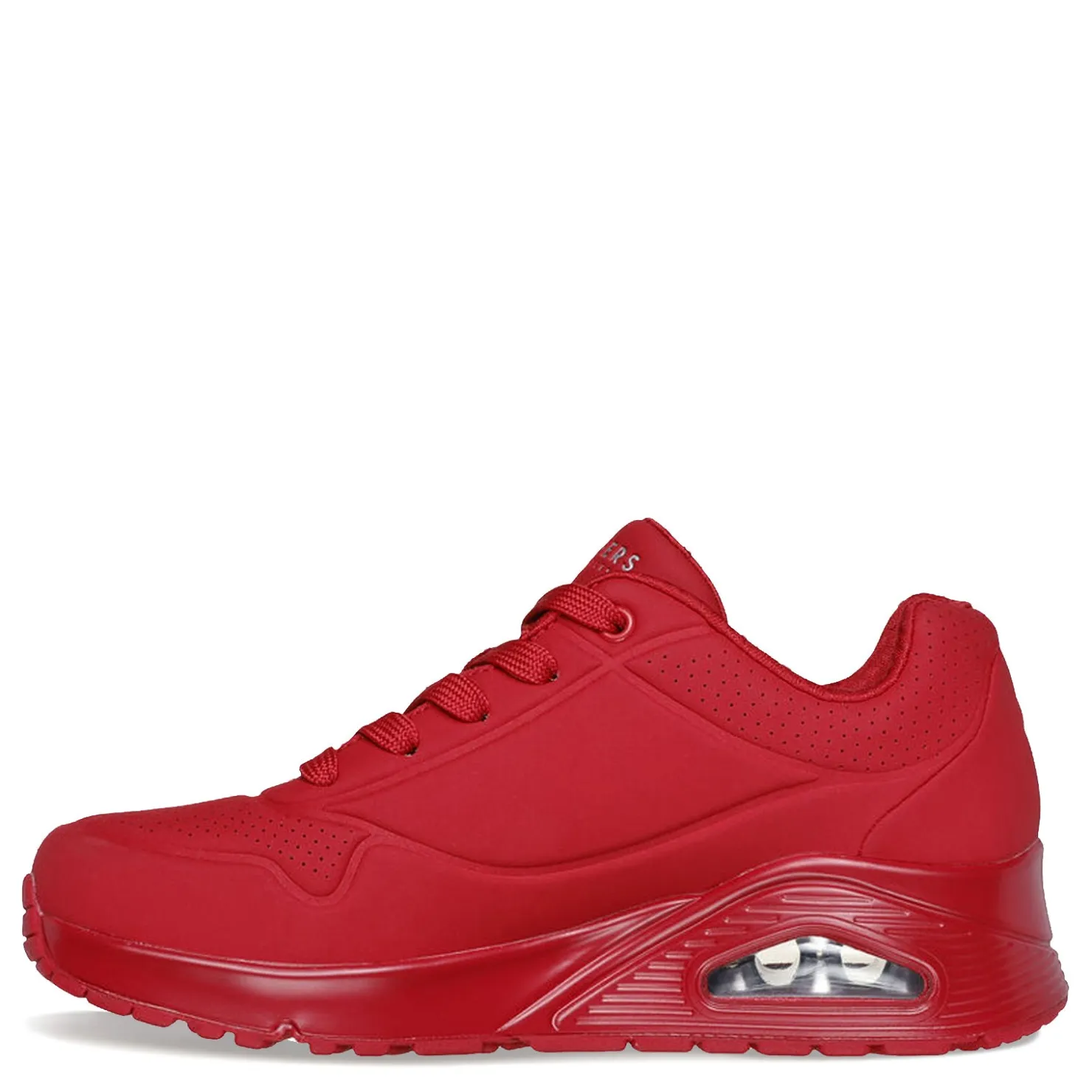Fashion & Street*Skechers Women's Street, Uno - Stand on Air Sneaker - Wide Width Red