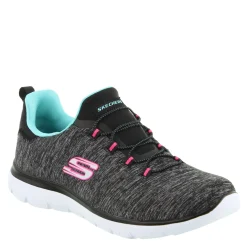 Walking*Skechers Women's , Summits - Quick Getaway Black