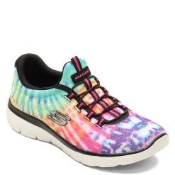 Fashion & Street*Skechers Women's , Summits - Looking Groovy Sneaker Black Multi
