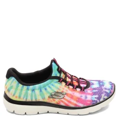 Fashion & Street*Skechers Women's , Summits - Looking Groovy Sneaker Black Multi