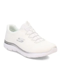 Walking*Skechers Women's , Summits - Cool Classic Sneaker White Silver