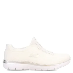 Walking*Skechers Women's , Summits - Cool Classic Sneaker White Silver