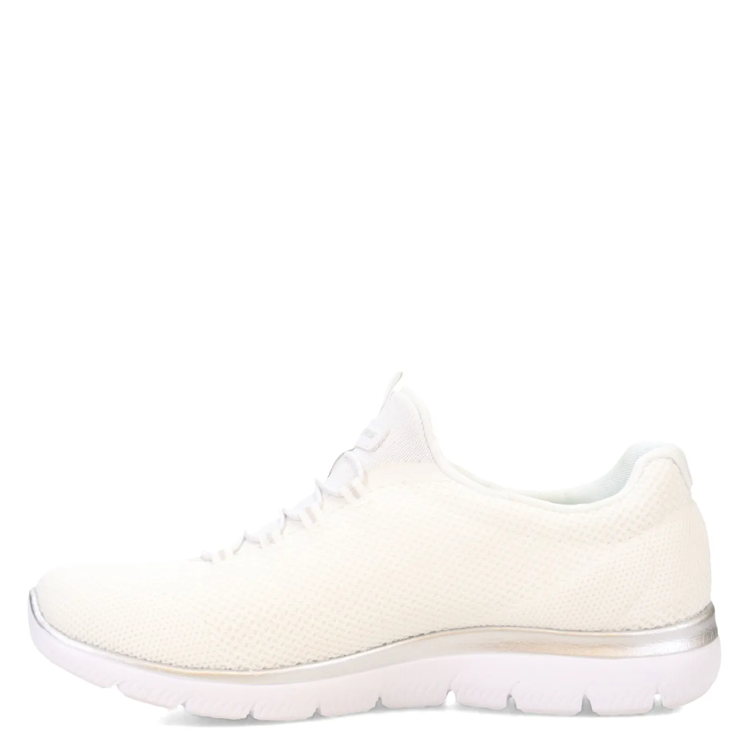 Walking*Skechers Women's , Summits - Cool Classic Sneaker White Silver