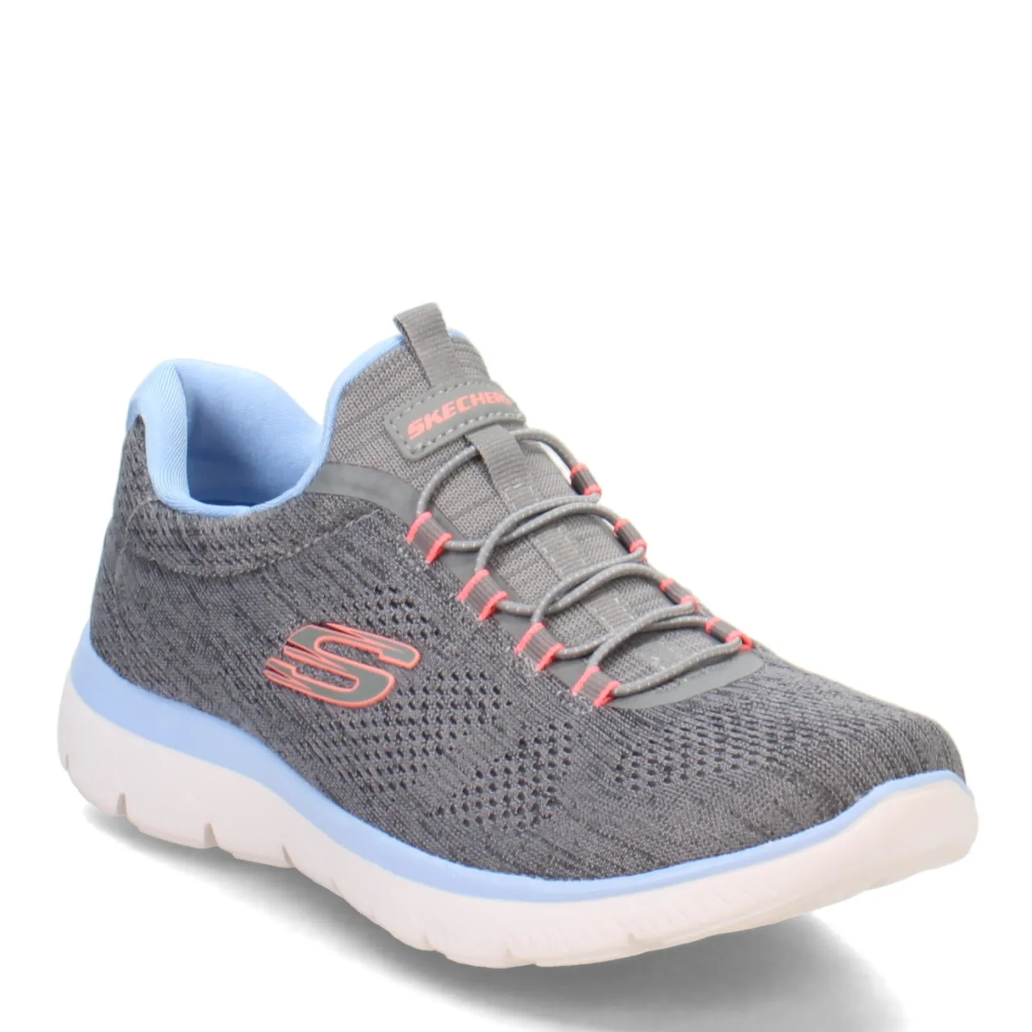 Walking*Skechers Women's , Summits - Fun Flair Sneaker Grey