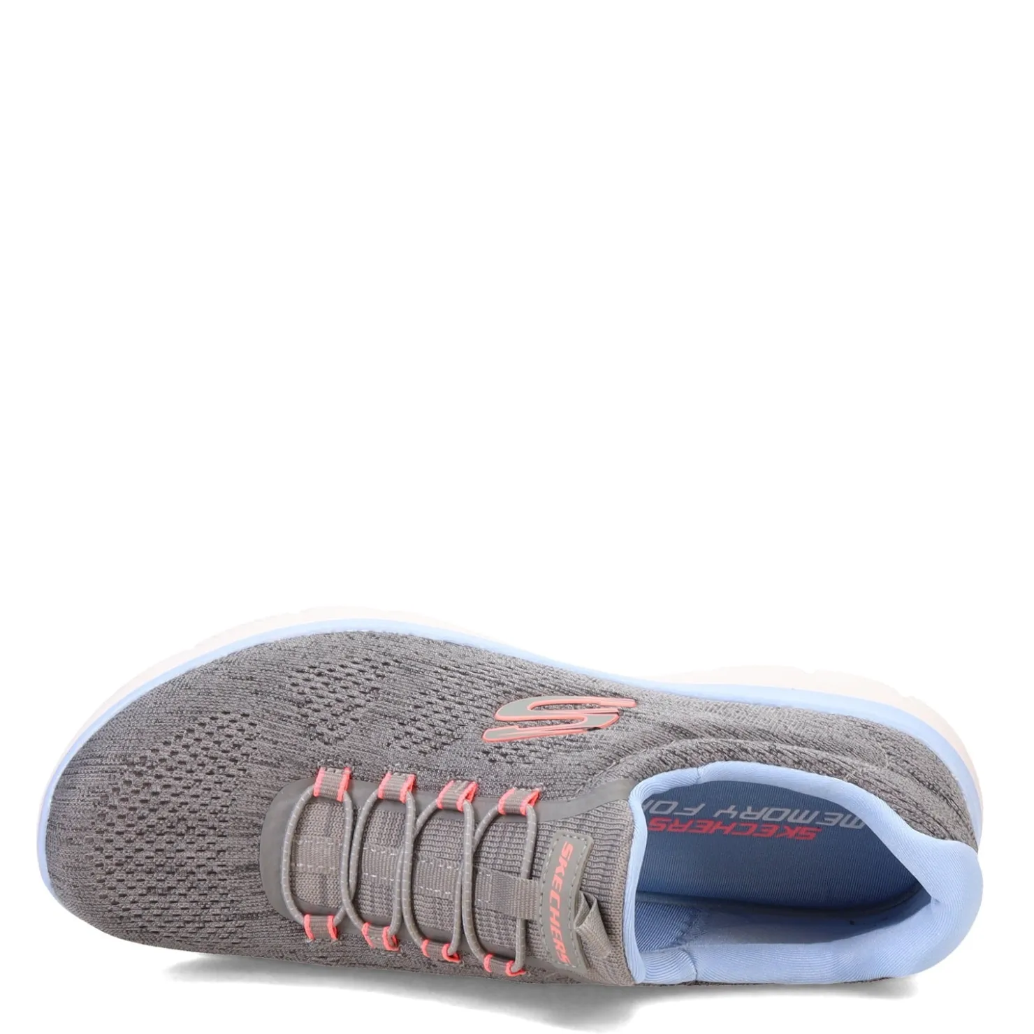 Walking*Skechers Women's , Summits - Fun Flair Sneaker - Wide Width Grey Multi