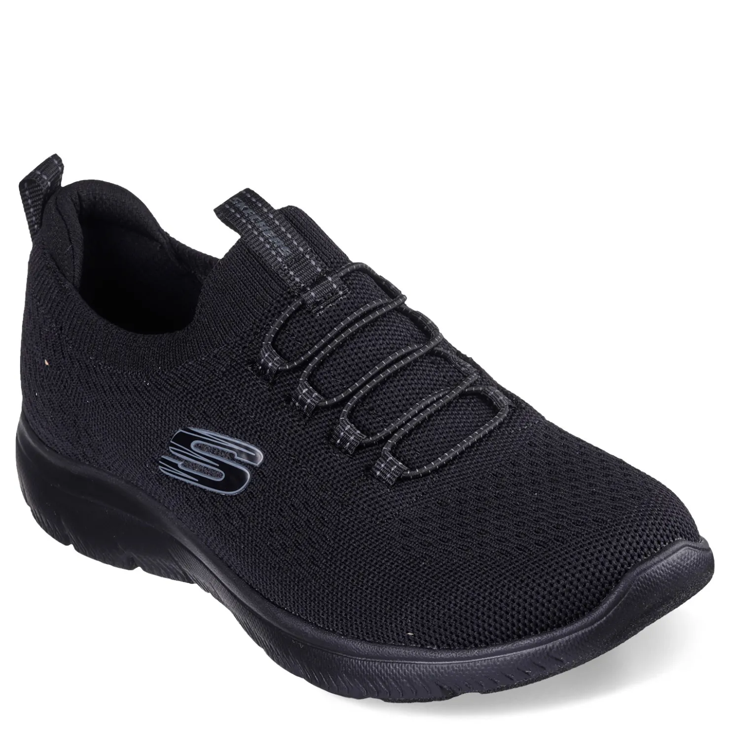 Walking*Skechers Women's , Summits - Top Player Sneaker - Wide Width Black