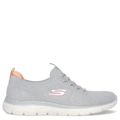 Walking*Skechers Women's , Summits - Top Player Sneaker - Wide Width Gray