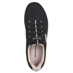 Walking*Skechers Women's , Summits - Artistry Chic Sneaker Black Pink