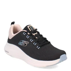 Walking*Skechers Women's , Vapor Foam Sneaker Black Light Pink