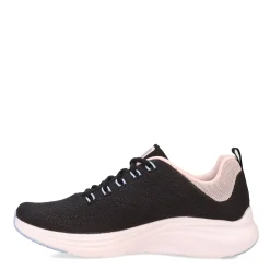 Walking*Skechers Women's , Vapor Foam Sneaker Black Light Pink