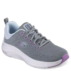 Walking*Skechers Women's , Vapor Foam Sneaker Gray Light Blue Multi
