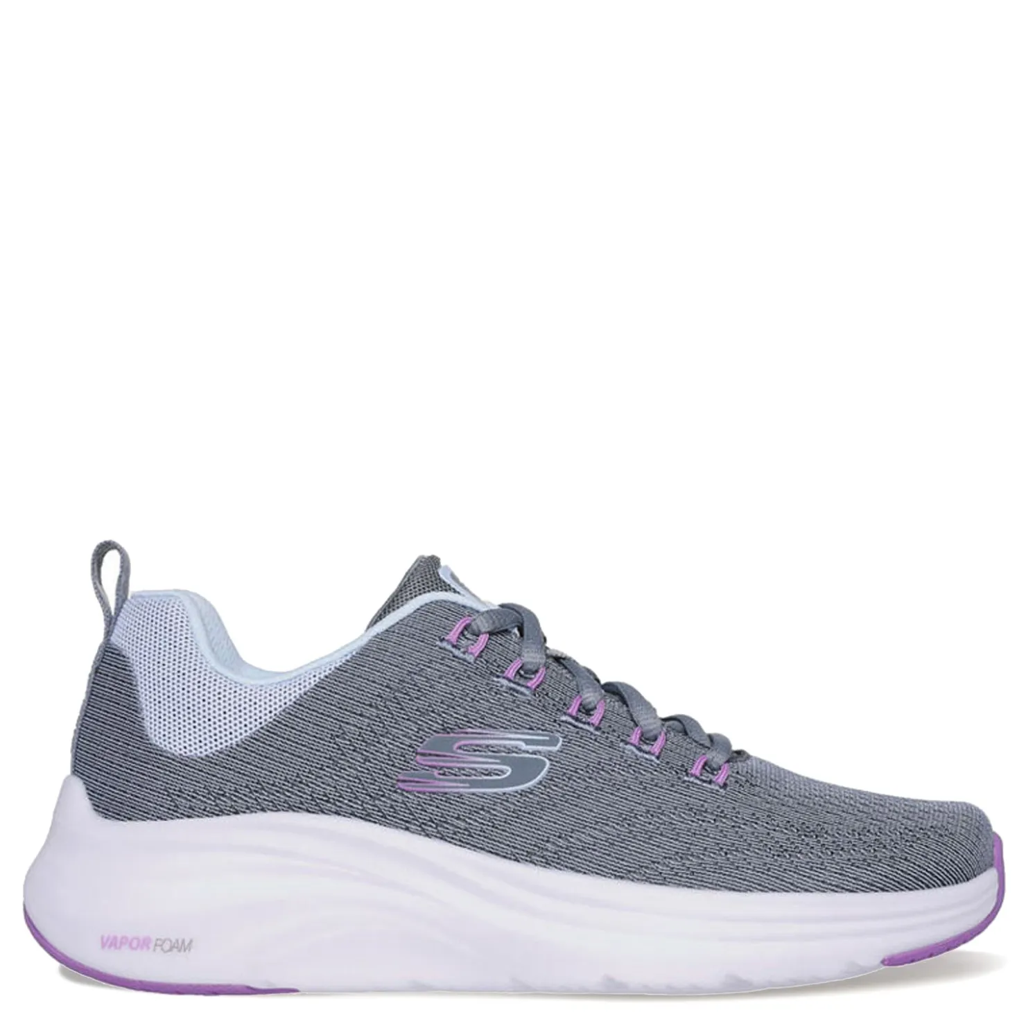 Walking*Skechers Women's , Vapor Foam Sneaker Gray Light Blue Multi
