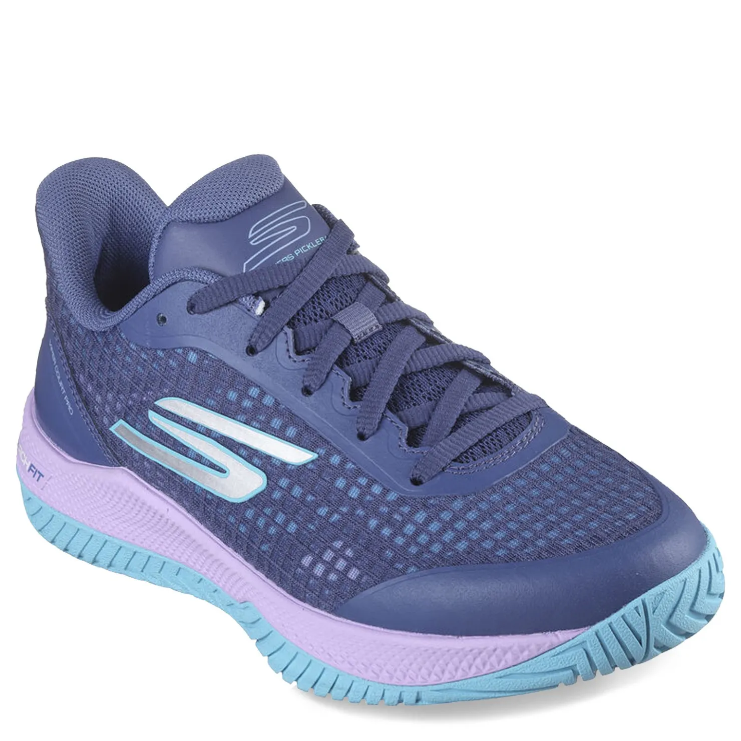 Court*Skechers Women's , Viper Court Pro - Pickleball Shoe Blue/Purple
