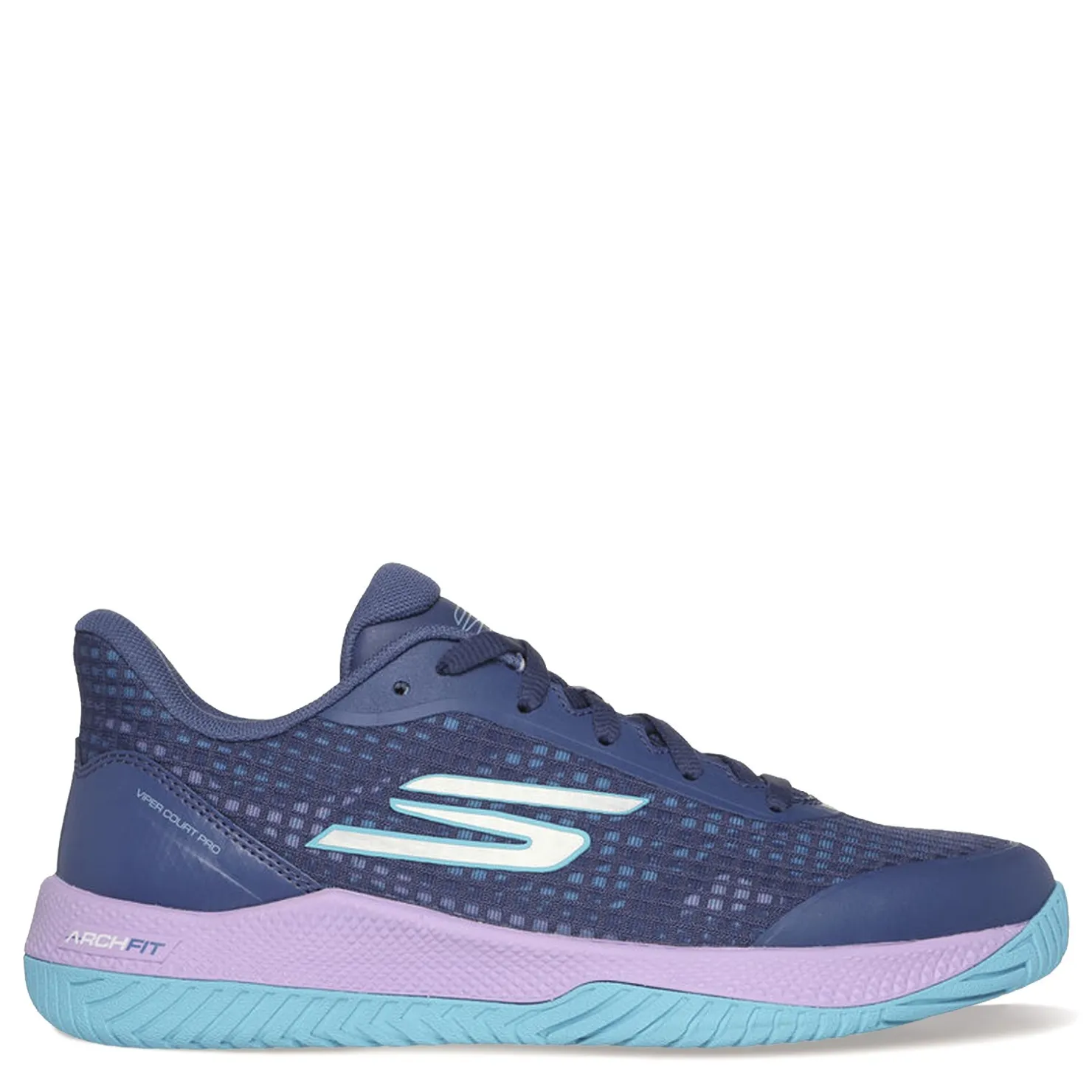 Court*Skechers Women's , Viper Court Pro - Pickleball Shoe Blue/Purple