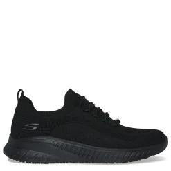 Women's , Relaxed Fit: BOBS Sport Squad Chaos Slip Resistant Sneaker - Wide Width|Skechers Work Outlet