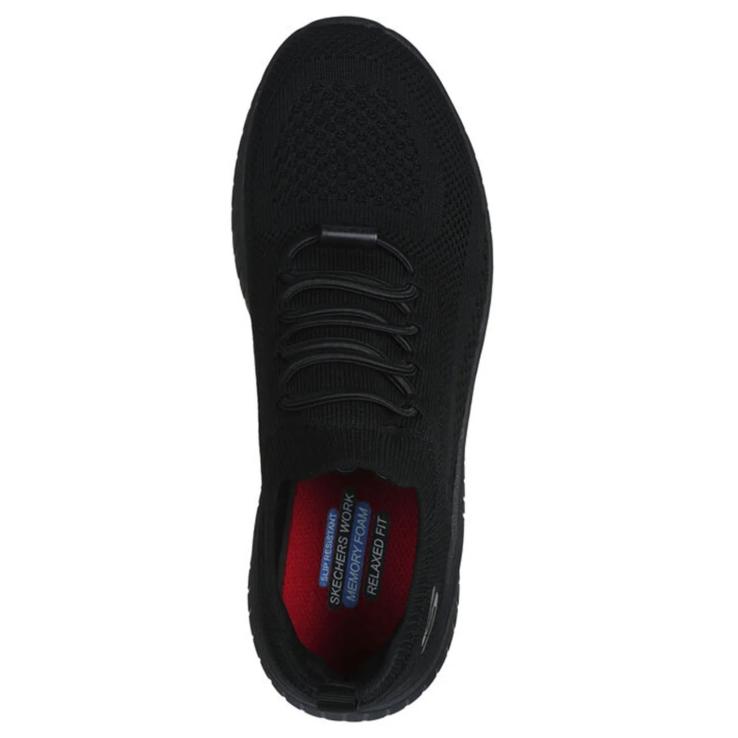 Women's , Relaxed Fit: BOBS Sport Squad Chaos Slip Resistant Sneaker - Wide Width|Skechers Work Outlet