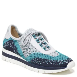 Fashion & Street*SOUL Naturalizer Women's , Charlie-Knit Slip-On Sneaker Grey Turquoise