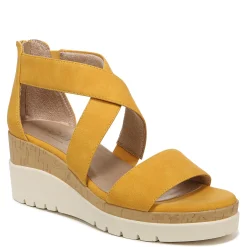 Wedges*SOUL Naturalizer Women's , Goodtimes Wedge Sandal Yellow