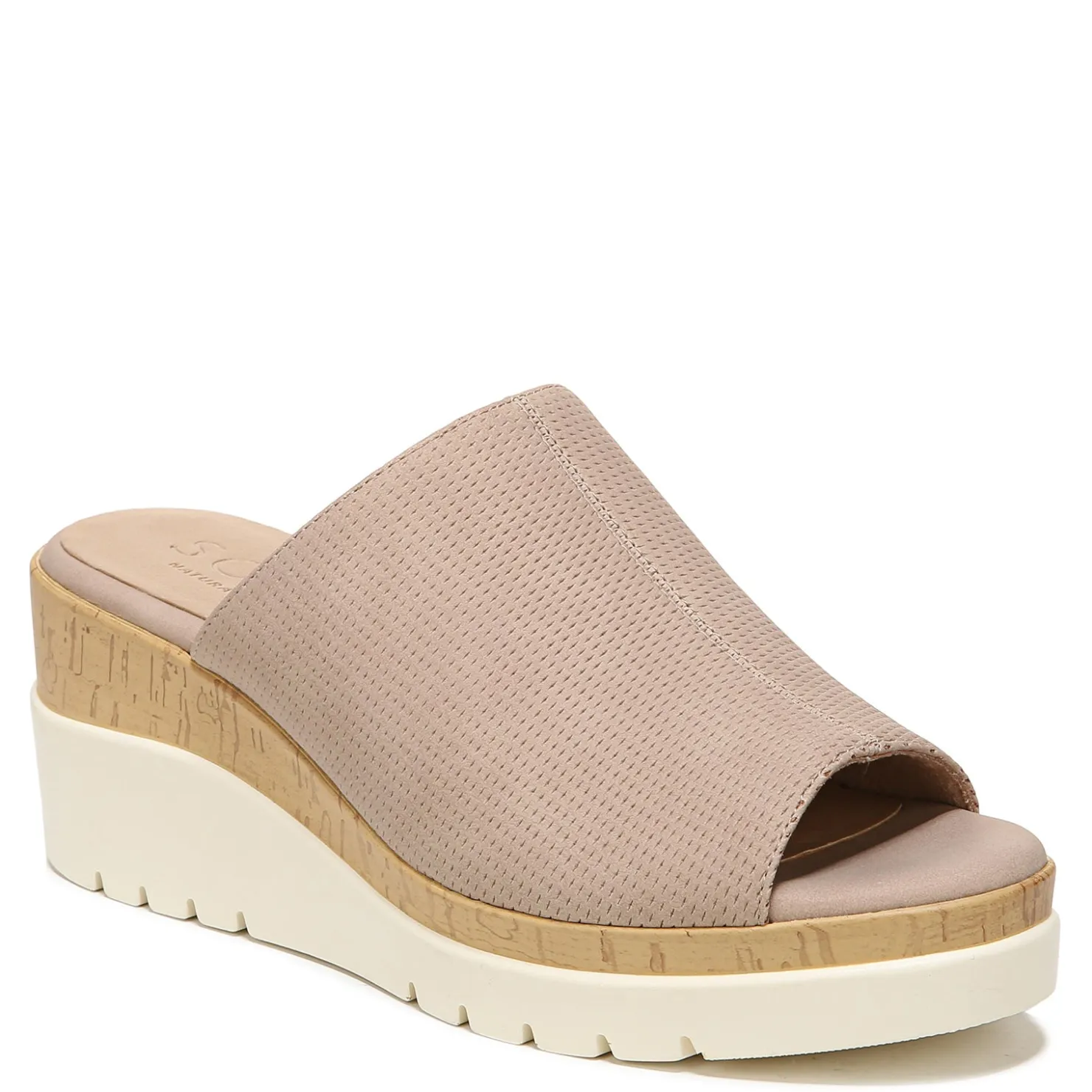 Wedges*SOUL Naturalizer Women's , Goodtimes Wedge Slide Taupe