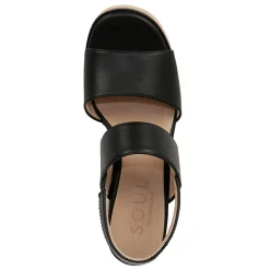 Heeled Sandals*SOUL Naturalizer Women's , Holly Sandal Black