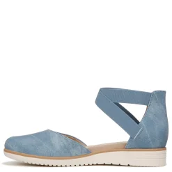 Wedges*SOUL Naturalizer Women's , Intro Slip-On Mid Blue
