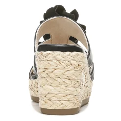 Wedges*SOUL Naturalizer Women's , Oodles Flower Sandal Black