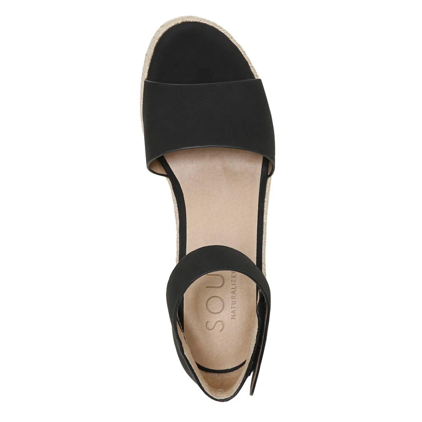Wedges*SOUL Naturalizer Women's , Oakley Sandal Black