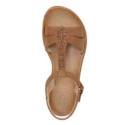 Heeled Sandals*SOUL Naturalizer Women's , Summer Sandal Toffee