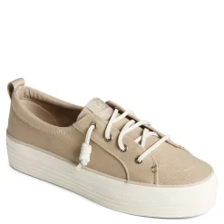 Fashion & Street*Sperry Women's , Crest Vibe Platform Sneaker Light Brown