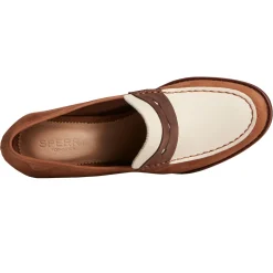 Women's , Seaport Two-Tone Penny Pump|Sperry