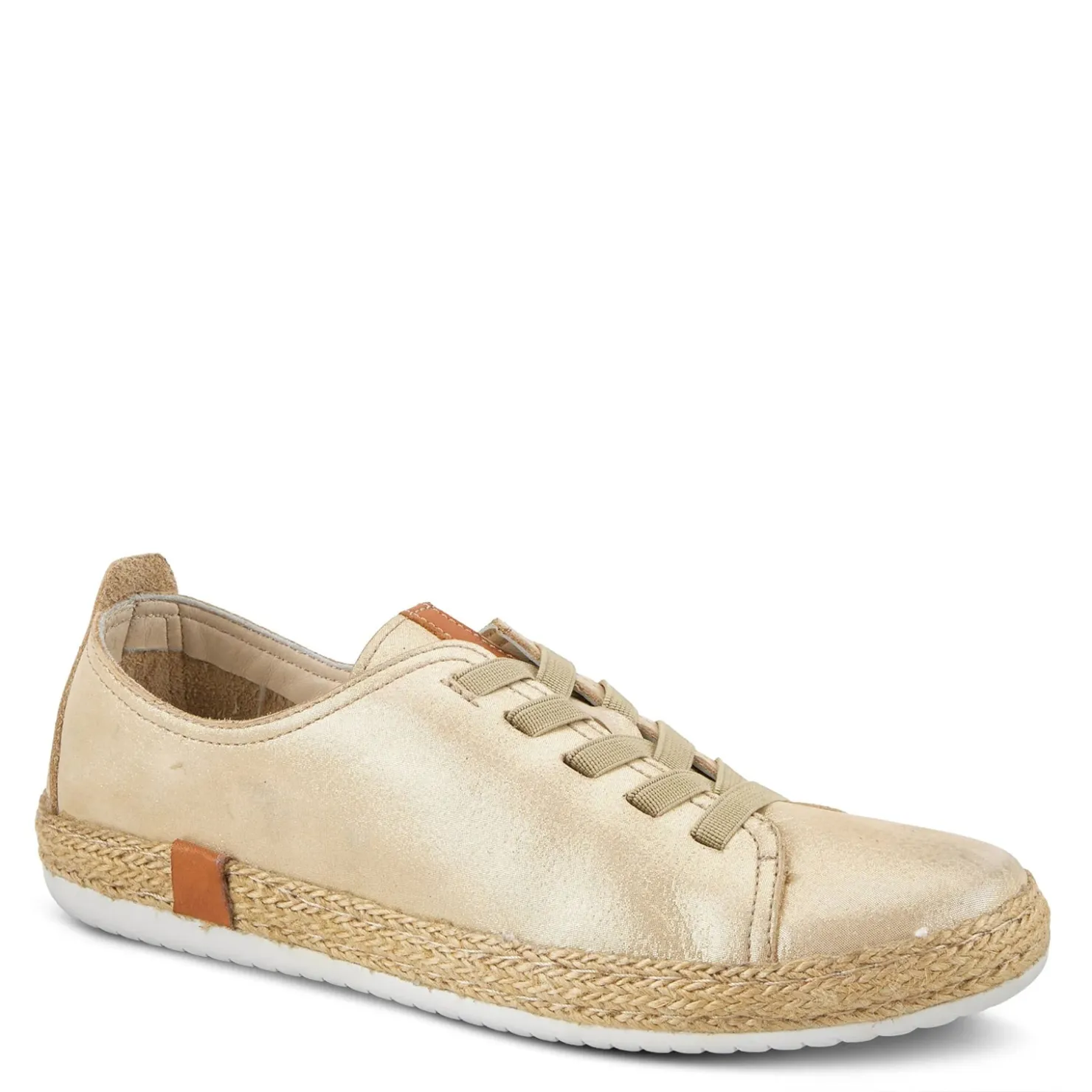 Fashion & Street*Spring Step Women's , Eloya Sneaker Gold Metallic