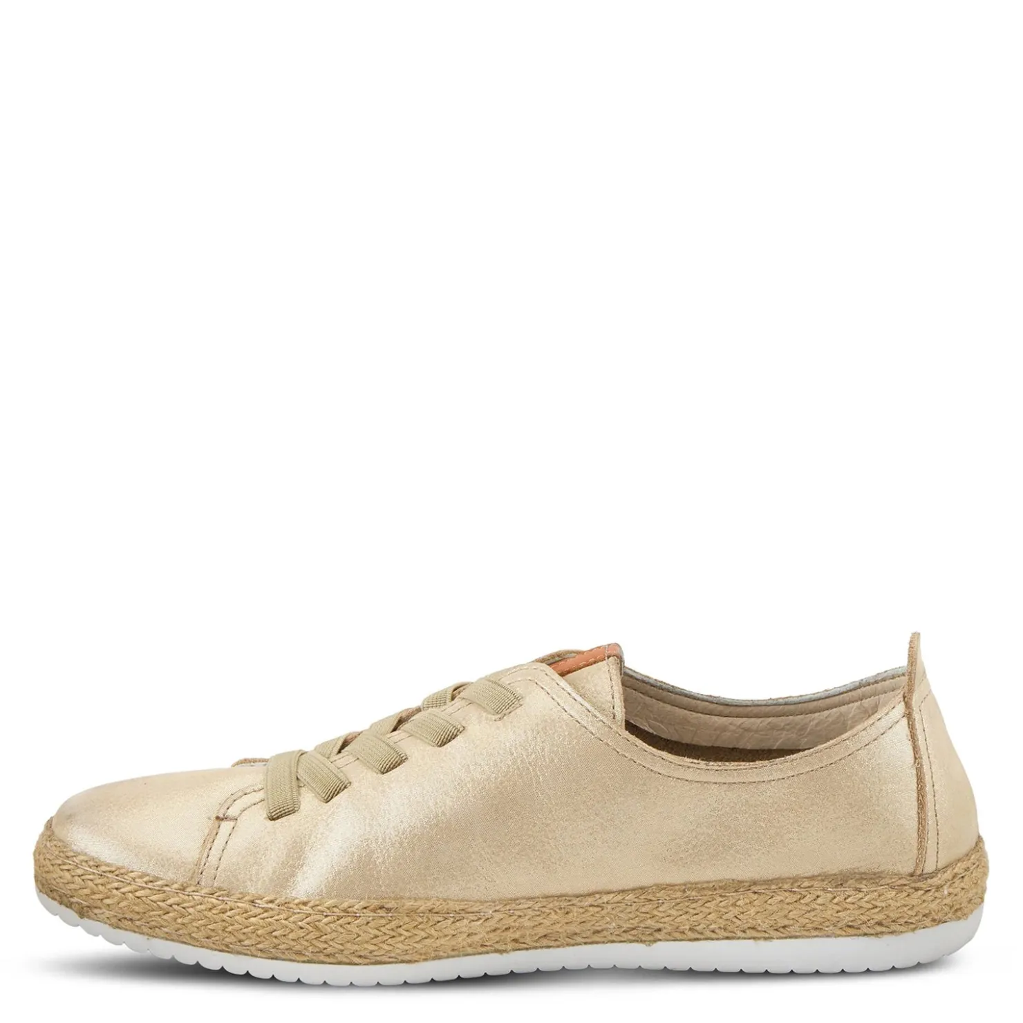 Fashion & Street*Spring Step Women's , Eloya Sneaker Gold Metallic