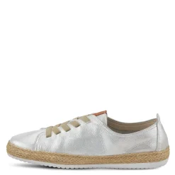 Fashion & Street*Spring Step Women's , Eloya Sneaker Silver Metallic