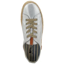 Fashion & Street*Spring Step Women's , Eloya Sneaker Silver Metallic