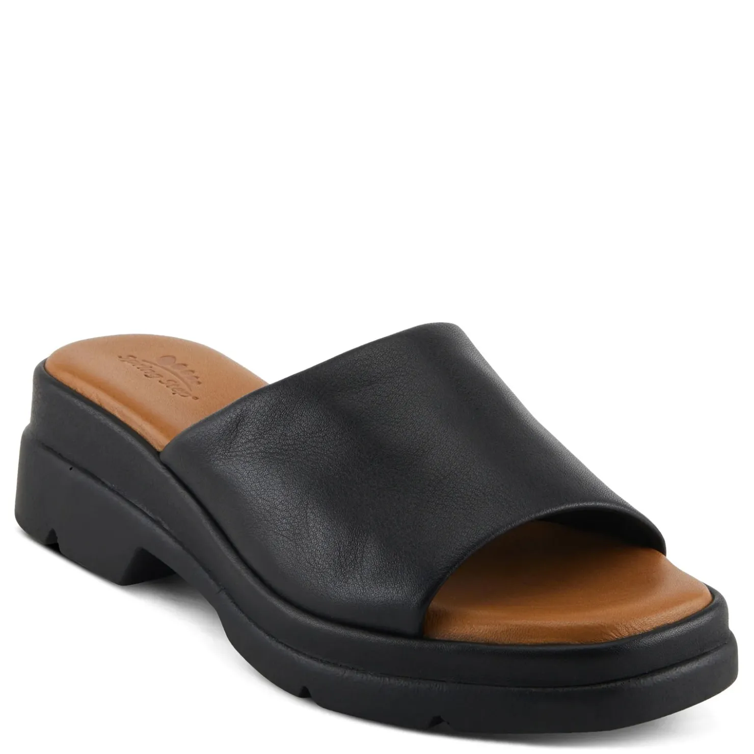 Heeled Sandals*Spring Step Women's , Fireisland Sandal Black