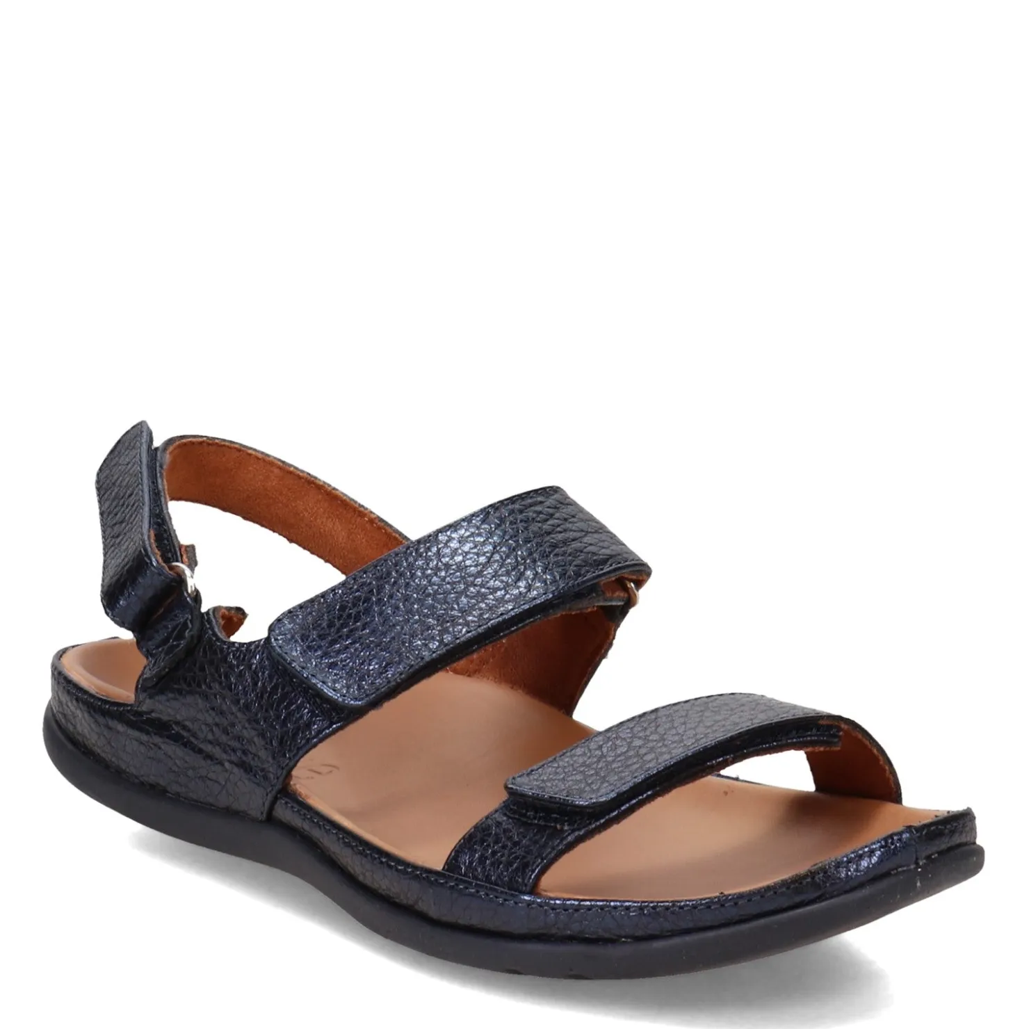 Footbed Sandals*Strive Women's , Kona Sandal Navy Metallic