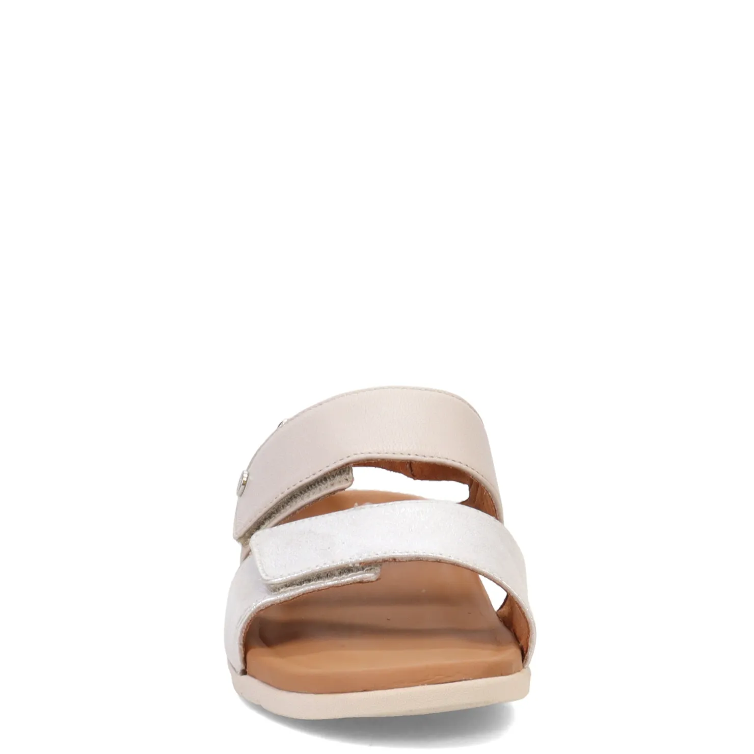 Footbed Sandals*Strive Women's , Riviera Sandal Silver/Stone