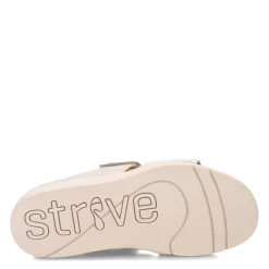 Footbed Sandals*Strive Women's , Riviera Sandal Silver/Stone