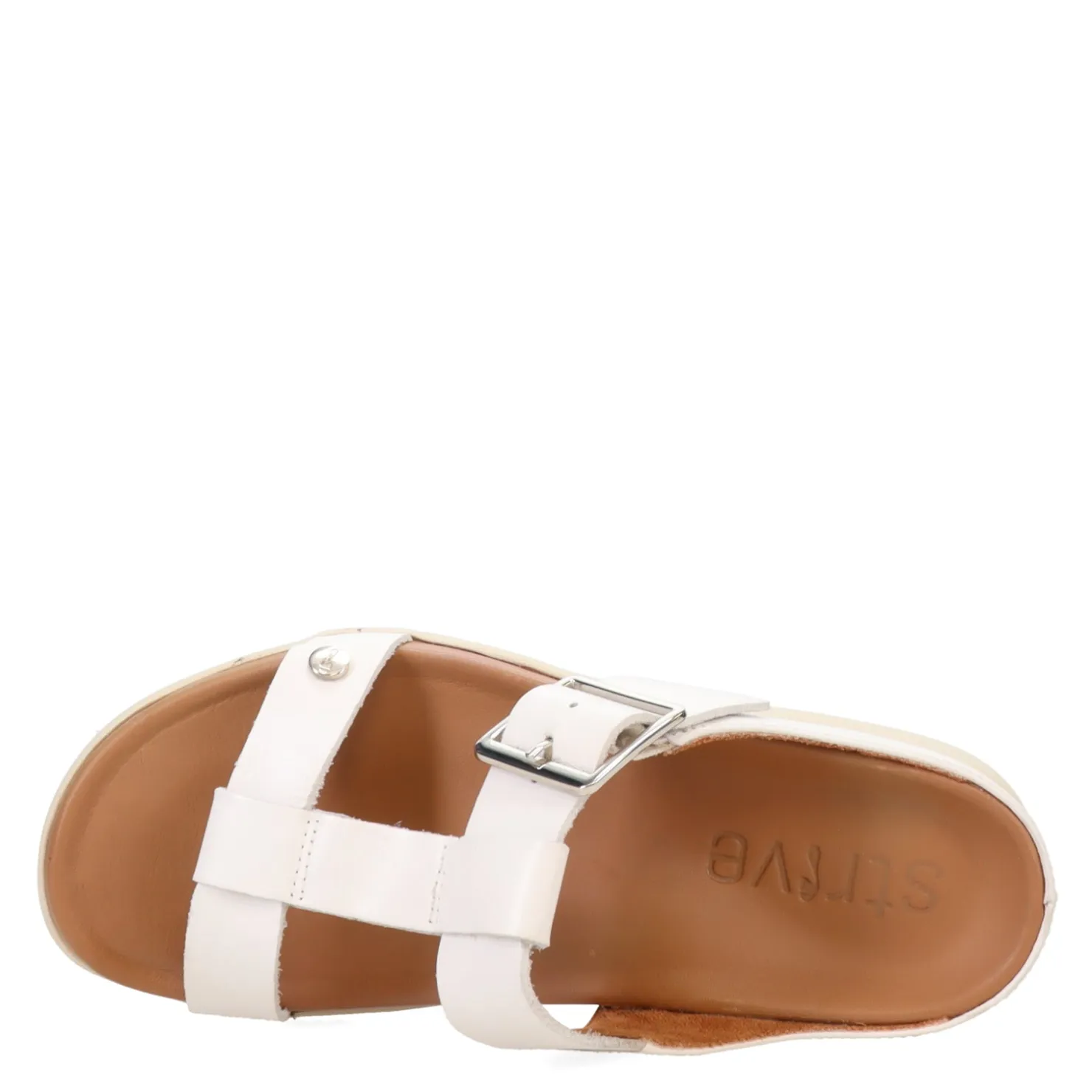 Footbed Sandals*Strive Women's , Santorini Sandal White