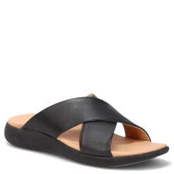 Footbed Sandals*Strole Women's , Delta Sandal Black