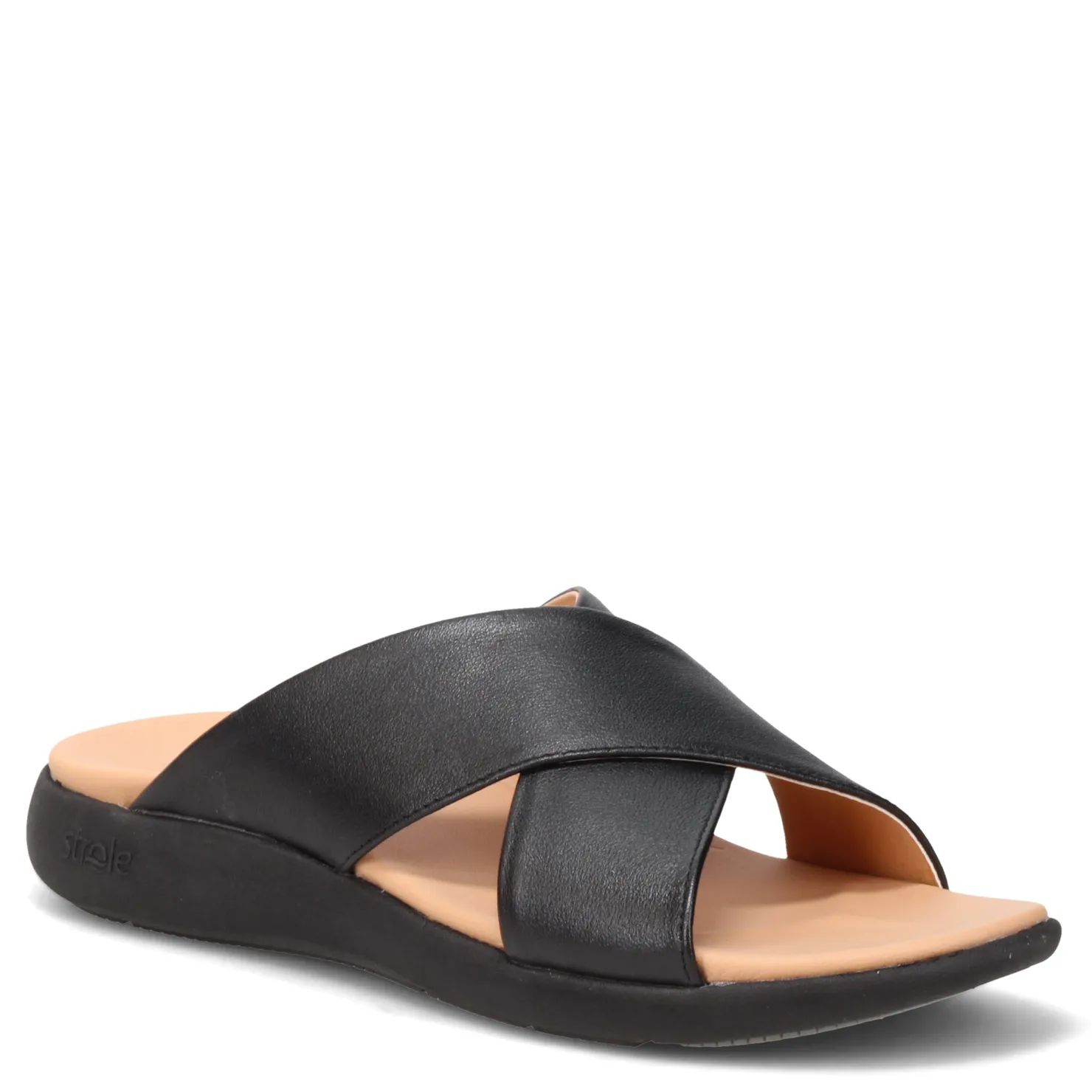 Footbed Sandals*Strole Women's , Delta Sandal Black