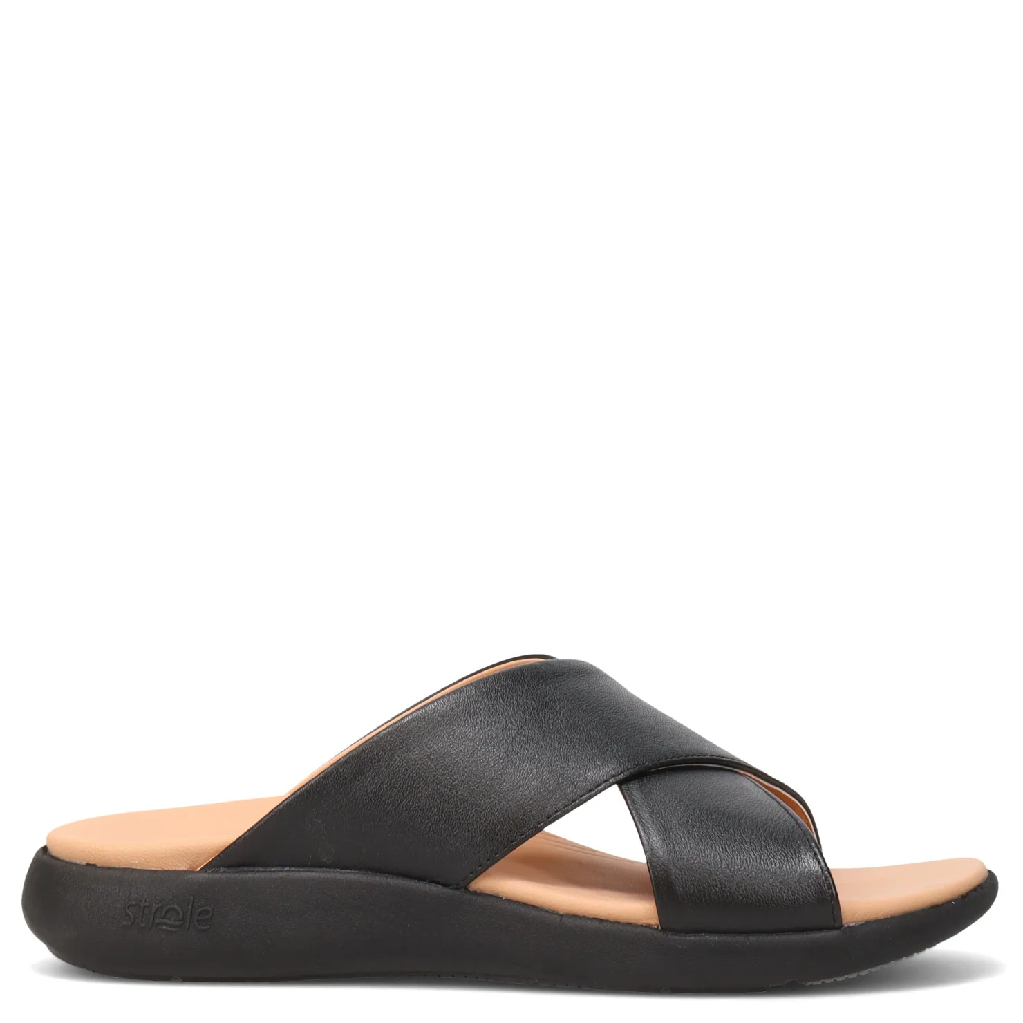 Footbed Sandals*Strole Women's , Delta Sandal Black