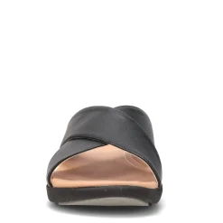 Footbed Sandals*Strole Women's , Delta Sandal Black