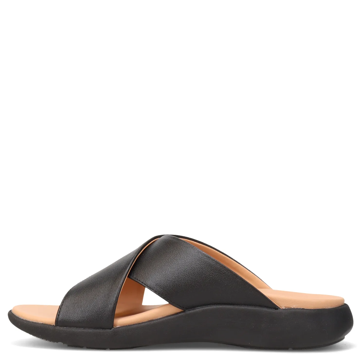Footbed Sandals*Strole Women's , Delta Sandal Black