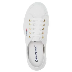 Fashion & Street*Superga Women's , Cotu Classic Sneaker White-Pale Gold