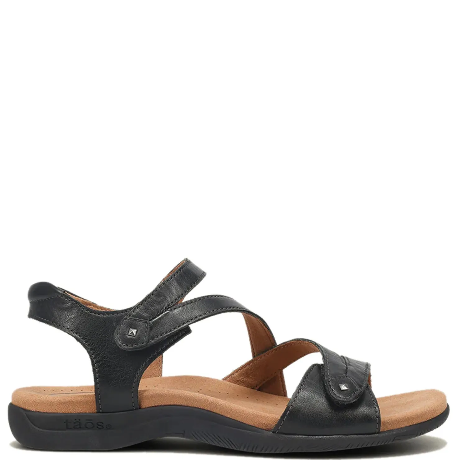 Footbed Sandals*Taos Women's , Big Time Sandal Black