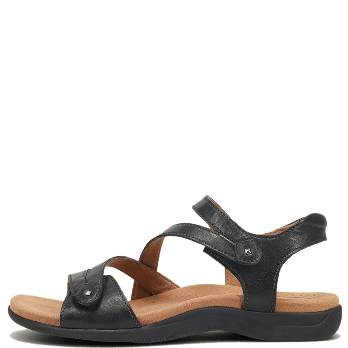 Footbed Sandals*Taos Women's , Big Time Sandal Black