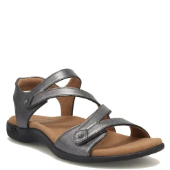Footbed Sandals*Taos Women's , Big Time Sandal Pewter