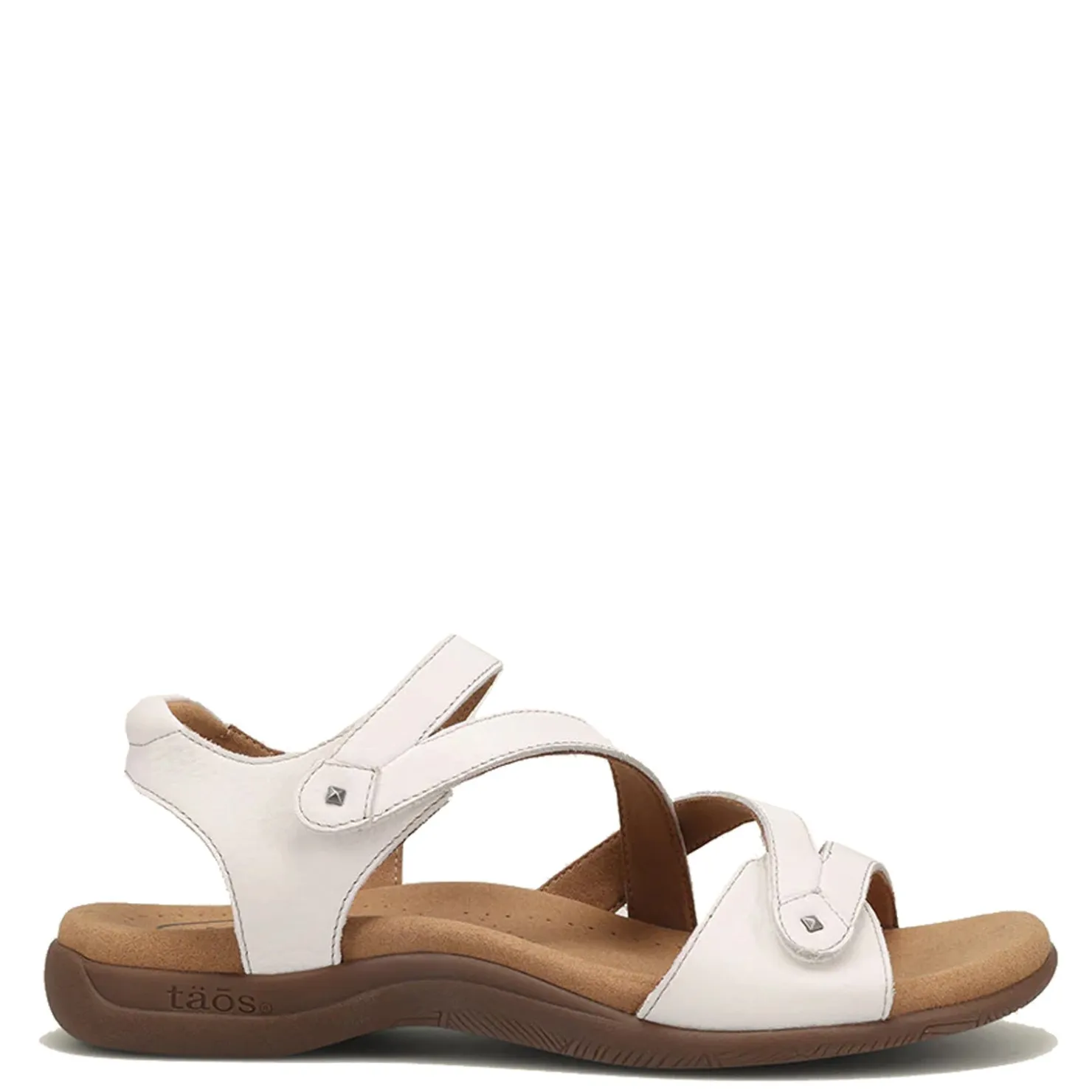 Footbed Sandals*Taos Women's , Big Time Sandal White