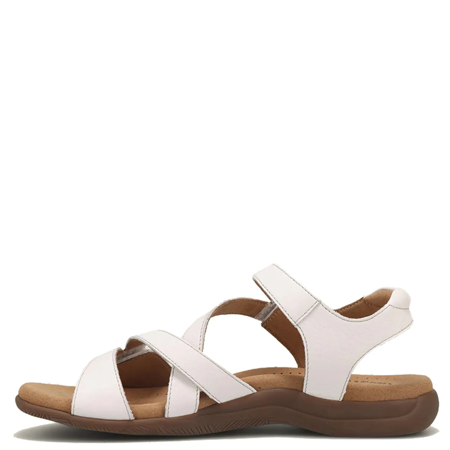 Footbed Sandals*Taos Women's , Big Time Sandal White